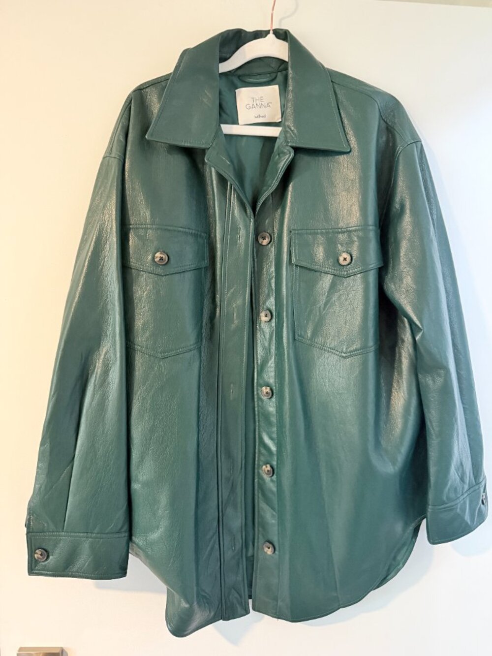 Wilfred THE GANNA™ SHIRT JACKET AVENTURINE GREEN Size M